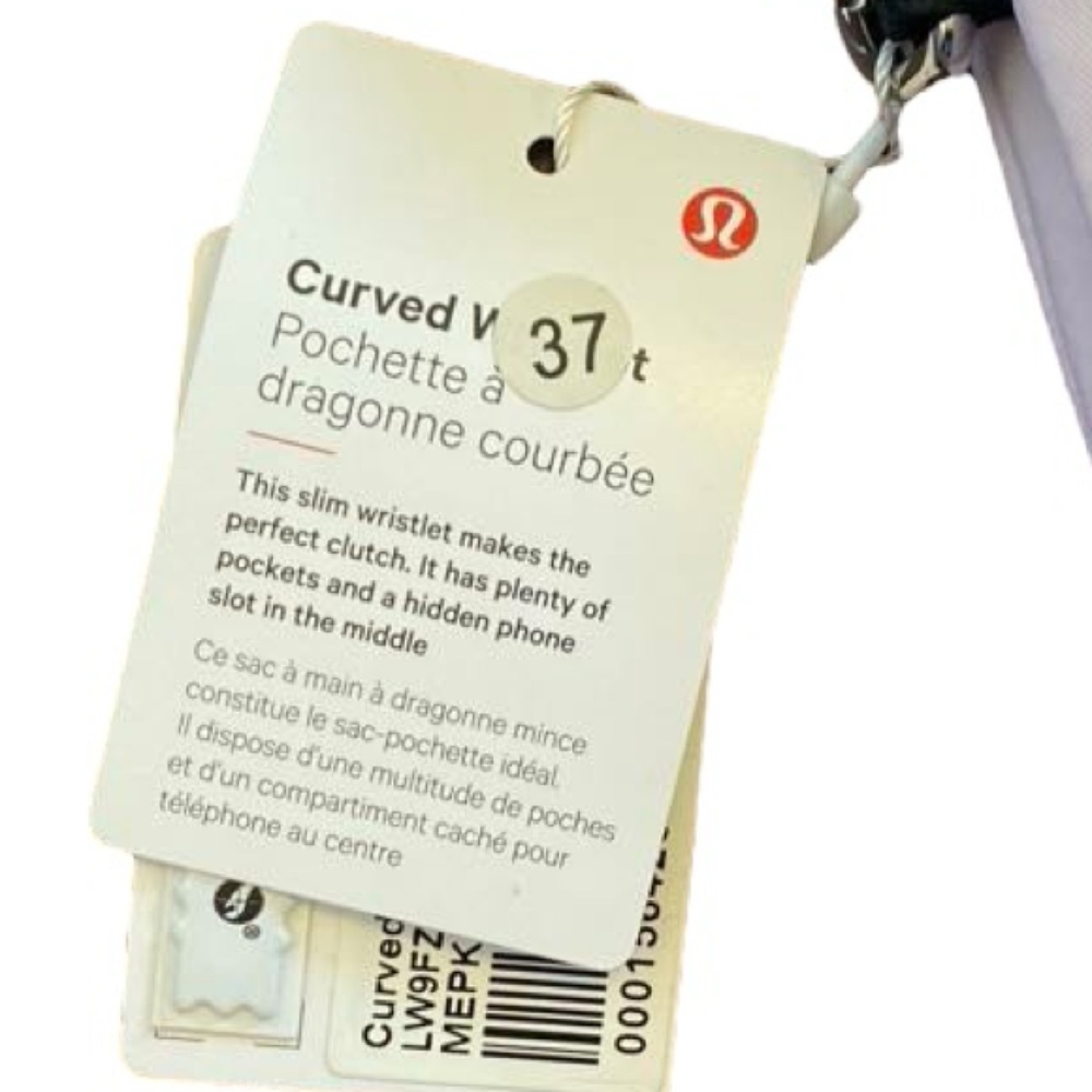 NWT Lululemon curved wristlet MEADOWSWEET PINK - Picture 4 of 5
